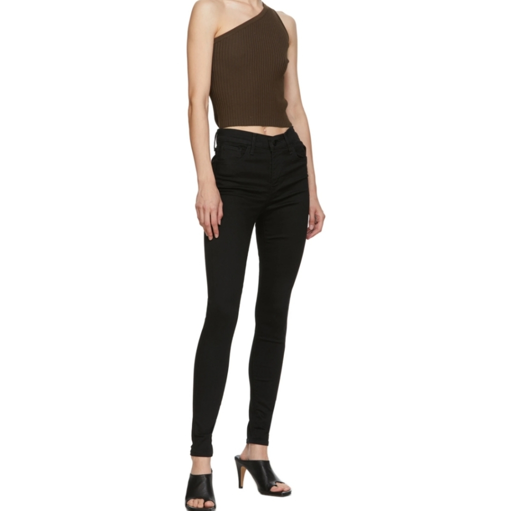 Levi's High-Rise Black Skinny Jeans